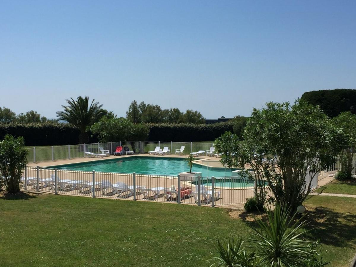 Apercu Mer: Bel Appartement Avec Piscine, Tennis Et Proche Plage - Fr-1-3-450 Bidart Eksteriør billede